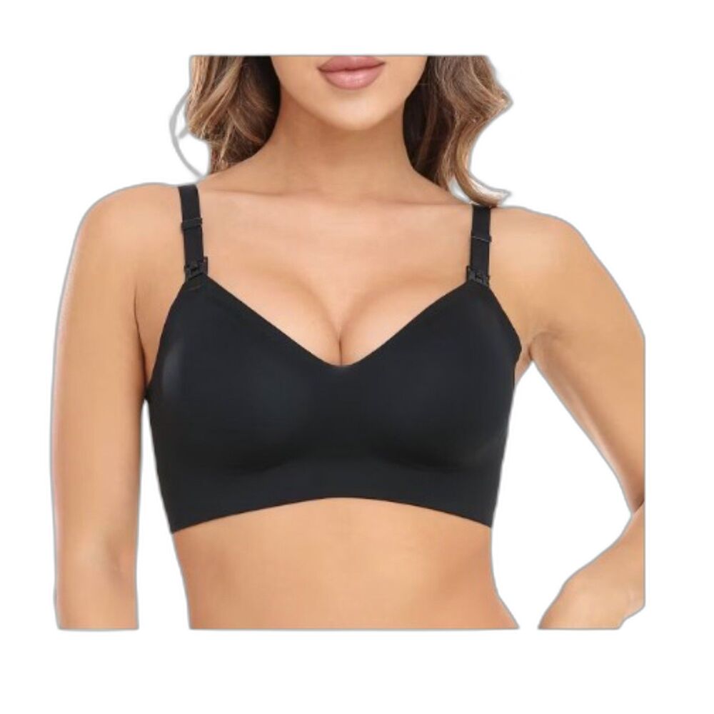 Momcozy Black Nursing Bra - 3XL - NWT